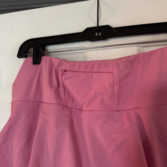 Womens Blaosn Size XL Pink Athletic Skort Ties on Waistband Pocket Stretchy - Picture 4 of 4